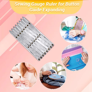 Sewing Gauge Ruler for Buttons