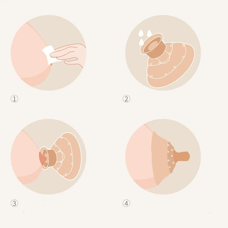 Silicone Nipple Feeding Bite Protectors Nipple Shields