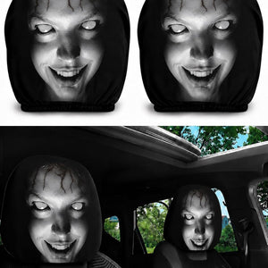 Ghost Face Headrest Covers