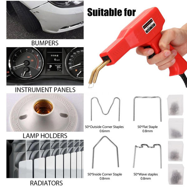 Plastic Welder Kit with Hot Stapler Gun